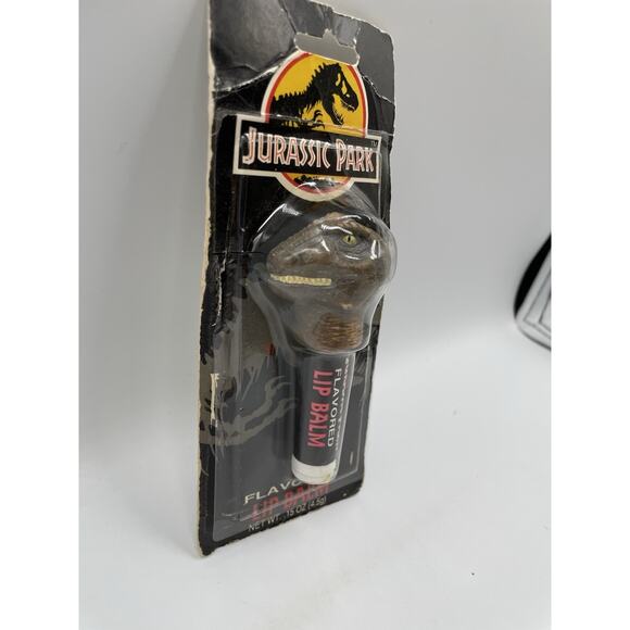Vintage 1992 'Amblin' Jurassic Park Flavored Lip Balm Sealed Original Package - Picture 2 of 6